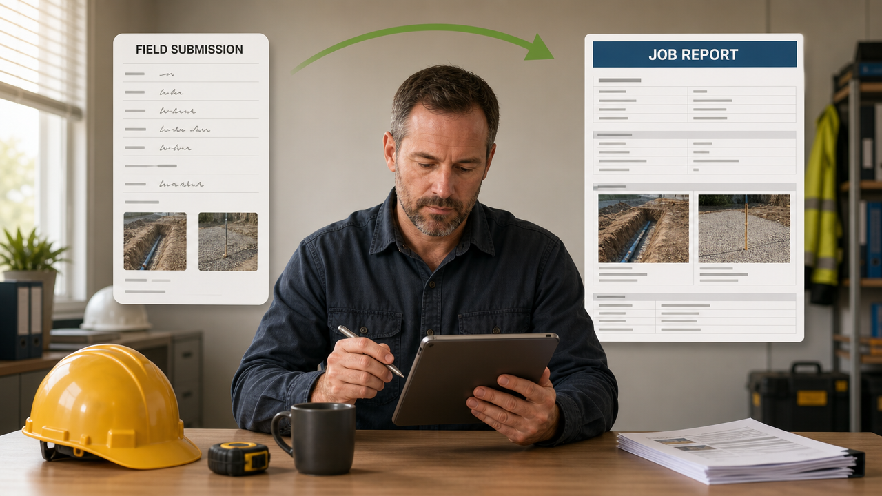 Turning Field Forms Into Client-Ready PDFs, With a Review Step in Between